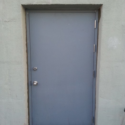 Hollow Metal Flush door with Frame
