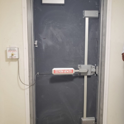 Fire Rated Door with Trident alarm lock by Securitech