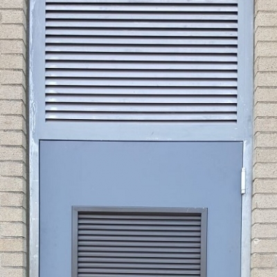 Louver In Door And In Transom