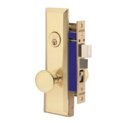 Marks USA Brass Entry Knob with Double Cylinder Deadbolt
