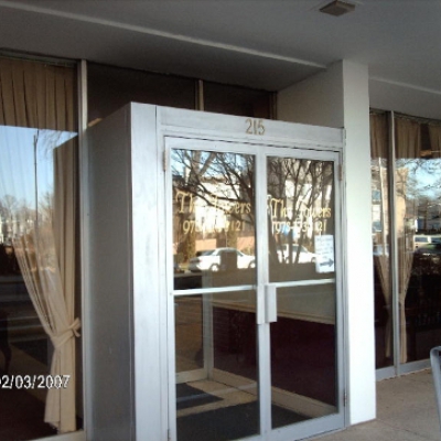 215 Passaic Ave, NJ - Pair of Narrow Style Aluminum doors