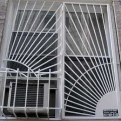 Sunshine Kendi Gate with AC Cage for Fire Escape