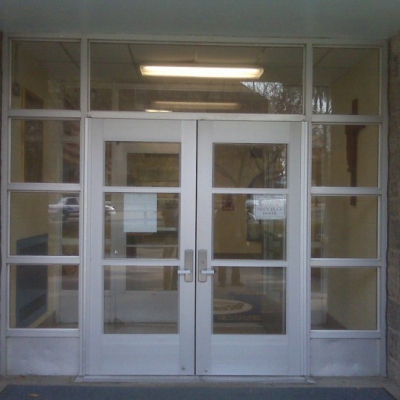 Clear Anodized Storefront - St. Ann School, Yonkers,NY