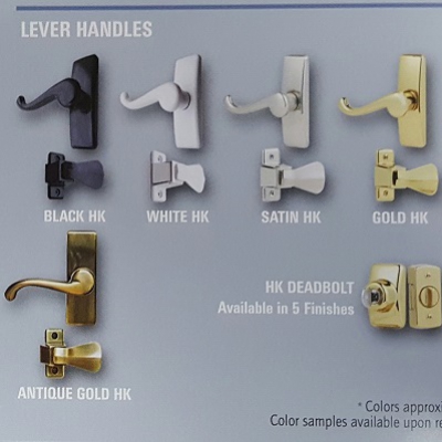 Lever Handles - Aluminum Storm Doors