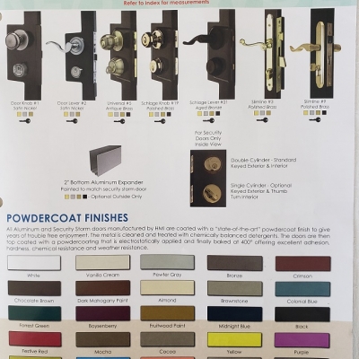 HMI - Locks & Powdercoat Finishes